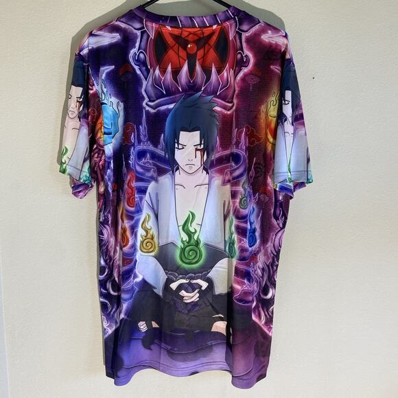 Waz Shop Anime Naruto Sasuke Uchiha Wearable Visionary Art Tshirt Adult 2XL XXL - Picture 4 of 8